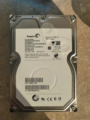 Seagate Barracuda 1TB, 7200 RPM, 3.5 inch (ST31000528AS) HDD, 15852 Hours On - Image 1 of 4