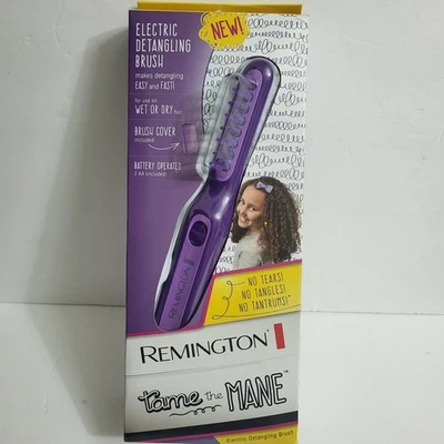 Cepillo desenredante eléctrico Remington Tame The Mane para cabello húmedo o seco Foto 1 de 4
