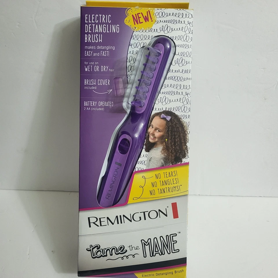 Cepillo desenredante eléctrico Remington Tame The Mane para cabello húmedo o seco Foto 1 de 4