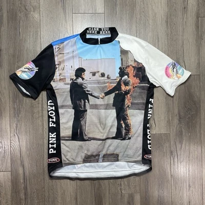 Primal Cycling Jersey Pink Floyd Wish You Were Here Men’s Sz XXL 2XL AOP 3/4 Zip - Image 1 of 4