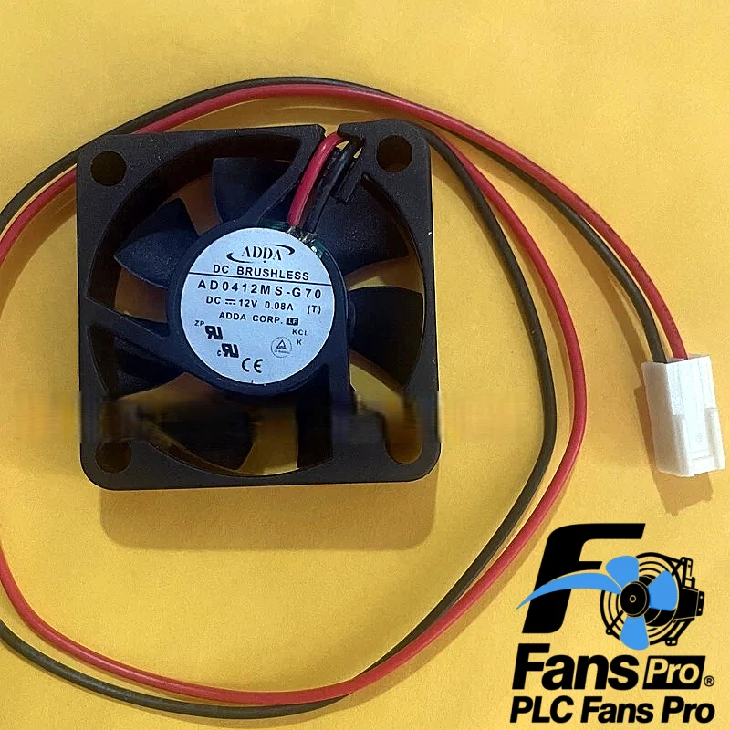 1PCS Brand New for ADDA AD0412MS-G70 DC12V 2pin cpu cooler fan Fast Shipping - Image 1 of 3