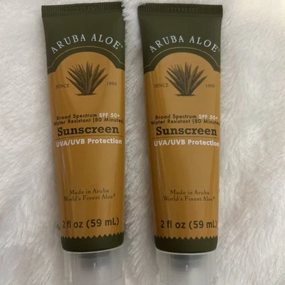 Солнцезащитный крем Aruba Aloe 2 жидких унции - новый, срок годности истекает. 4/2022 лот из 2 - Изображение 1 из 2