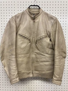 Vintage 1960s Bates Single Riders Jacket Inverted V-Shaped Pocket Size 34 - Picture 1 of 10