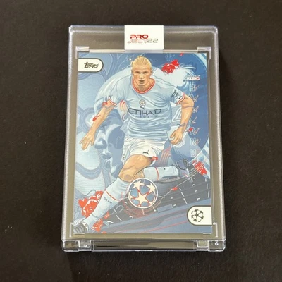 2022 Topps Project 22 Erling Haaland by Vincent Aseo /4867 - Image 1 of 2