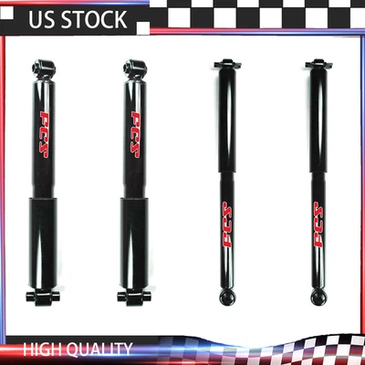 Amortiguadores delanteros y traseros para Chevy GMC K1500 2500 3500 1988-2000 Sierra Silverado Foto 1 de 4