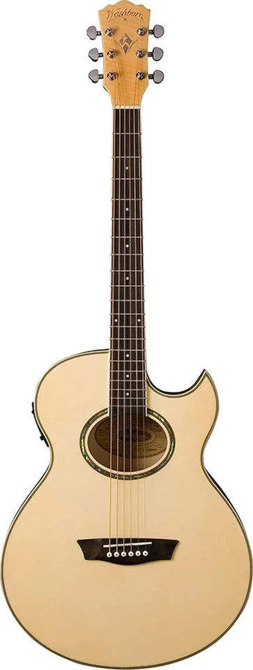 Washburn EA20 Festival Series Cutaway Acoustic Electric Guitar. Natural - Image 1 of 1