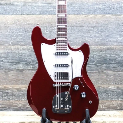 Guild Surfliner Deluxe Scarlett Red Metallic HSS Solid Body Electric Guitar - Image 1 of 4
