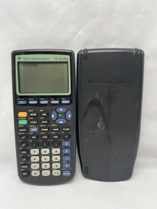 Texas Instruments TI-83 Plus Graphing Calculator with Cover Tested and Working - Picture 1 of 7