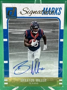 Panini Donruss Signature Marks 2016 azul #29 Braxton Miller # 8/10 - Imagen 1 de 5