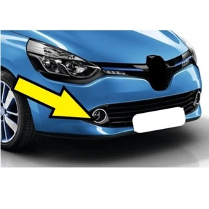 Fog Light Chrome Trim Frame Cover For Clio 4 Circle 2012 2016 2 Pcs Steel - Picture 1 of 3