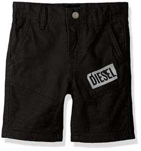 Diesel Boys Black Casual Short Size 4 5 6 7 8 10 12 14 16 $39 - Picture 1 of 1