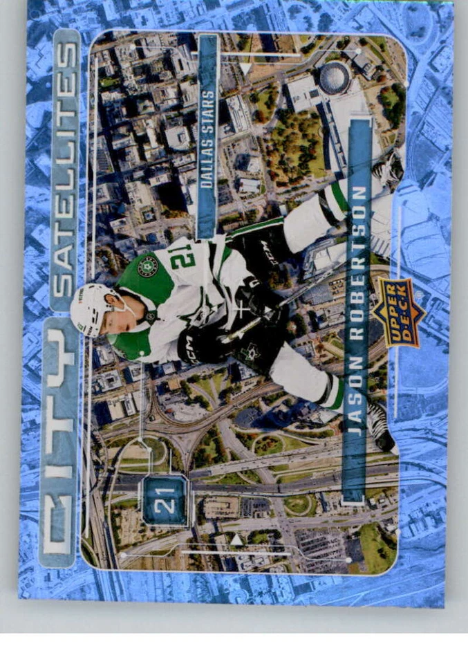 2024-25 Upper Deck City Satellites #CS-14 Jason Robertson Stars - Image 1 of 2