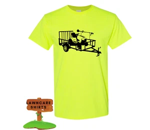 Landschaftsgärtner | Rasenpflege | Rasenmäher Anhänger Arbeitsshirts / Langarm / Hoodies - Bild 1 von 9