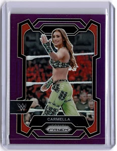 Carmella 2024 Panini Prizm WWE Purple Prizm #200 WWE Raw #130/149 - Picture 1 of 2