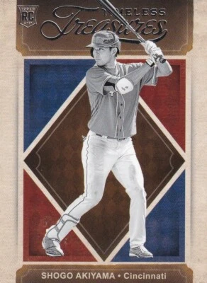 2020 CHRONICLES TIMELESS TREASURES RC SHOGO AKIYAMA CINCINNATI REDS - B4617A - Image 1 of 2