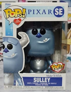 Funko Pop! Sulley SE azul metálico Make-A-Wish con protector gratuito - Imagen 1 de 6