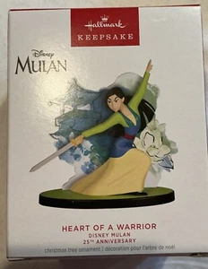 2023 Disney Mulan Heart Of A Warrior 25th Anniv. Hallmark Keepsake Ornament - Picture 1 of 4