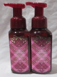 Bath & Body Works Gentle & Clean Foaming Hand Soap Set Lot 2 FROSTED CRANBERRY - Picture 1 of 4