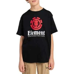 Camiseta Element Vertical (Juventud) S/S - Negra Pedernal - Imagen 1 de 3