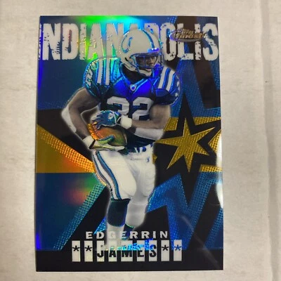 2004 Topps Finest Gold Refractor Edgerrin James 24/50 AB - Image 1 of 2