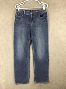 GAP Denim Boys Regular Stretch Straight Blue Jeans Adjustable Waist 18 30x30 - Picture 1 of 13