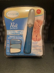 SISTEMA ELECTRÓNICO AMOPE PEDI PERFECTO CUIDADO DE UÑAS PEDICURA MANICURA - Azul - NUEVO - Imagen 1 de 3