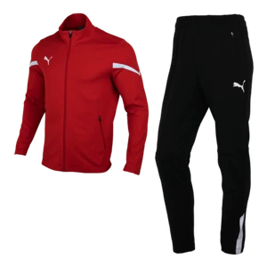 Puma 93224402 Herren Trainingsanzug 2 Strick Trainingsanzug Jacke Hose rot/schwarz - Bild 1 von 4