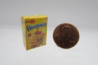 CINDI'S MINIS Dollhouse Miniature Detailed Replica Bisquick Pancake and Biscuit Mix Box G154