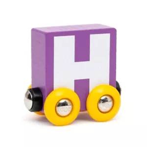BRIO – Letter Train H | Wooden Train Set Accessory Toy for Kids Age 2 Years Up - Picture 1 of 3
