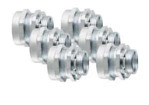 CPR3 Straight Connnector, Malleable Iron, Rigid/IMC Conduit, 1 in. (Qty 6)  - Picture 1 of 4