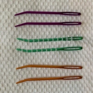 8 PCS (7CM) Bent Aluminium Needles -Sewing, Tapestry, Needlework POSTED SYDNEY - Picture 1 of 3
