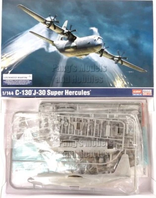 C-130 C-130J-30 Super Hercules USAF 1/144 Scale Plastic Model Kit - Academy - Image 1 of 4