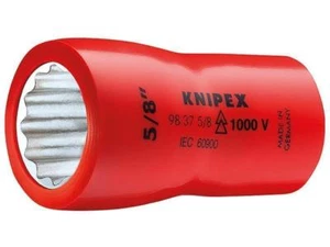 Knipex Steckschlüsseleinsatz (Doppel-Sechskant) mit Innenvierkant 3/8" - Bild 1 von 2