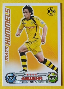 TOPPS Mats Hummels Borussia Dortmund Bundesliga 2009/10 Match Attax Card - Bild 1 von 2