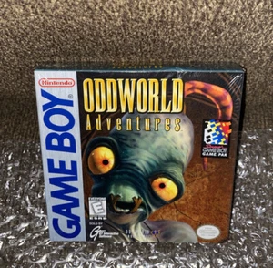 Oddworld Adventures NEW SEALED! RARE Vintage Nintendo GameBoy H-SEAM VARIANT! - Picture 1 of 12