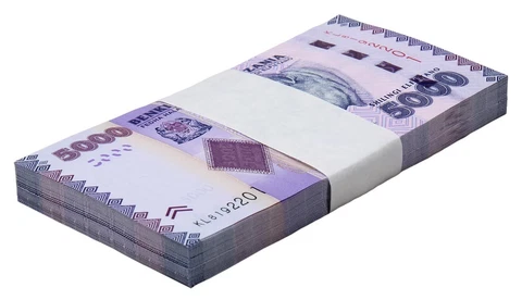 Tanzania 5,000 Shillings Banknote, 2020 ND, P-43c, UNC USA SELLER. 100 NOTES Cover