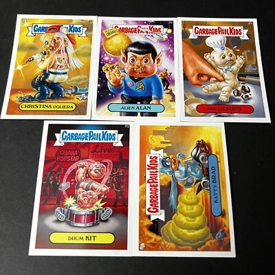 2004-2008 GARBAGE PAIL KIDS 5 CARD PROMO SET ANS 3 4 5 6 7 COMIC CON EXCLUSIVES - Image 1 of 4