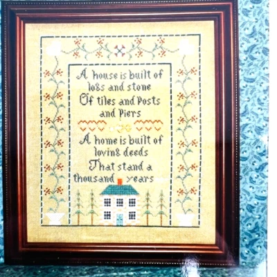 Waxing Moon Designs Home Sampler Cross Stitch Pattern  Designer Jacquelyn Fox - Image 1 of 4