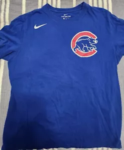 MLB Chicago Cubs Anthony Rizzo Jersey Card & M Player Shirt - Picture 1 of 5