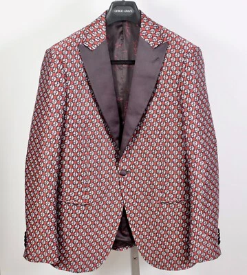 Giorgio Armani Black Label Chaqueta Blazer 48/38 Edición Exclusiva Cena Esmoquin Foto 1 de 4