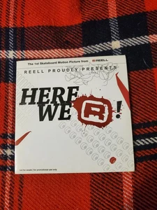 REELL JEANS - HERE WE R! Skateboards/Skateboarding DVD RARE  - Picture 1 of 2