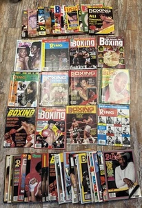 44 Issues 1970s 1980s Ring Boxing Illustrated Boxing Magazines Good Shape! - Picture 1 of 9