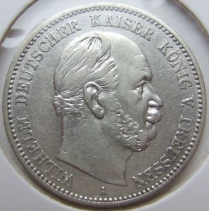 2 Marco Wilhelm Alemán Kaiser König Prusia 1883a En Very fine / Extremely fine - Picture 1 of 2