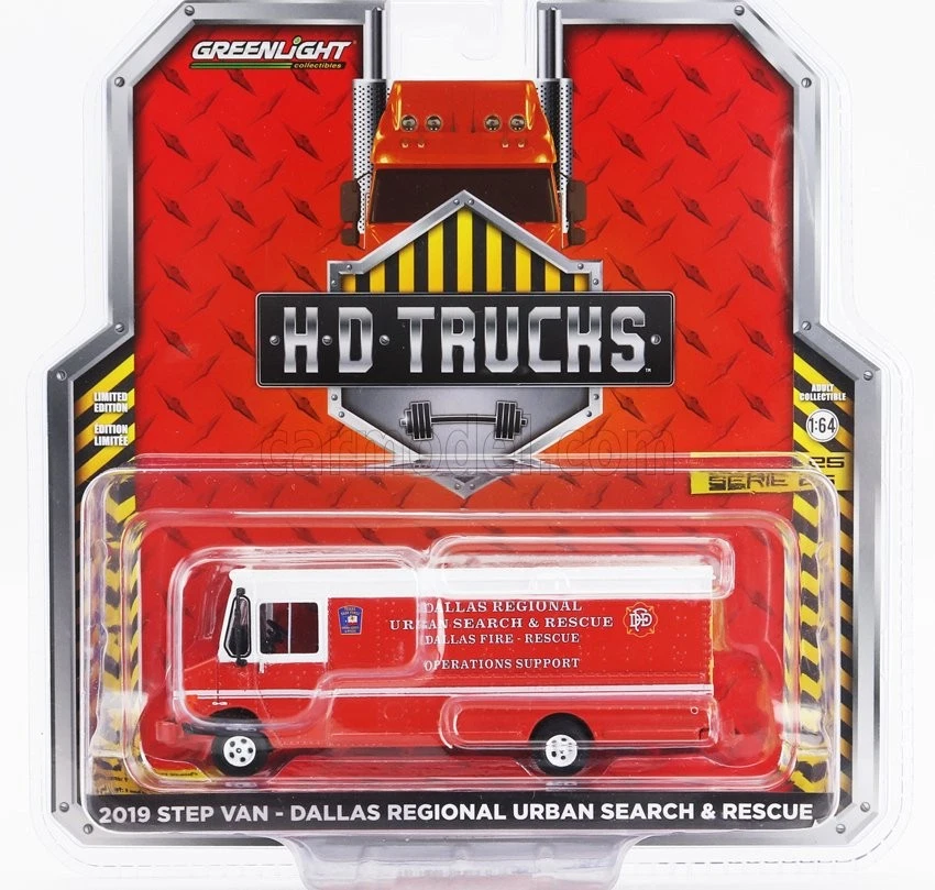 MODELLINO CAMION STATICO GREENLIGHT TRUCK STEP VAN DALLAS REGIONAL URBAN FIRE - Immagine 1 di 1
