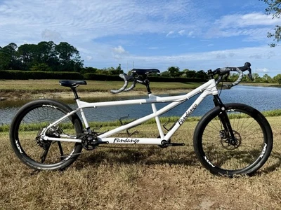 Bicicleta de aventura en tándem Fandango Mountian Gravel 29er, hecha a mano en EE. UU., 19,5/17” Foto 1 de 4