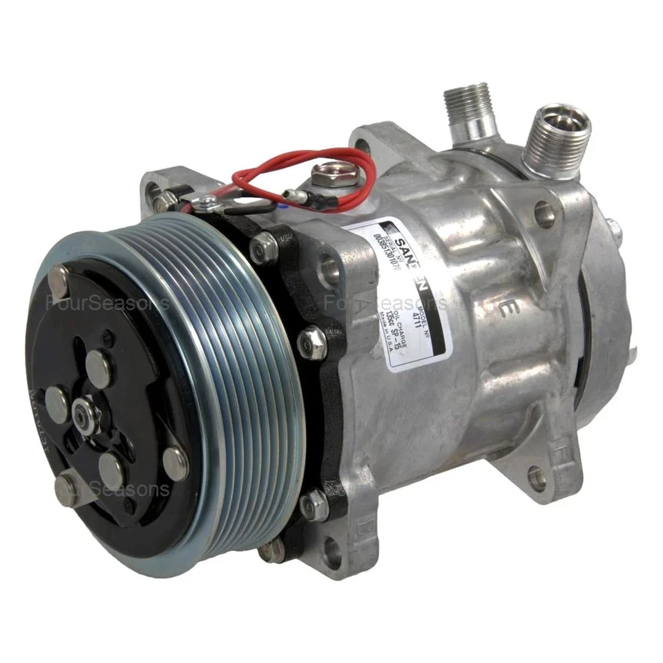For Kenworth W900 1981-2009 Four Seasons A/C Compressor w Clutch Foto 1 de 4