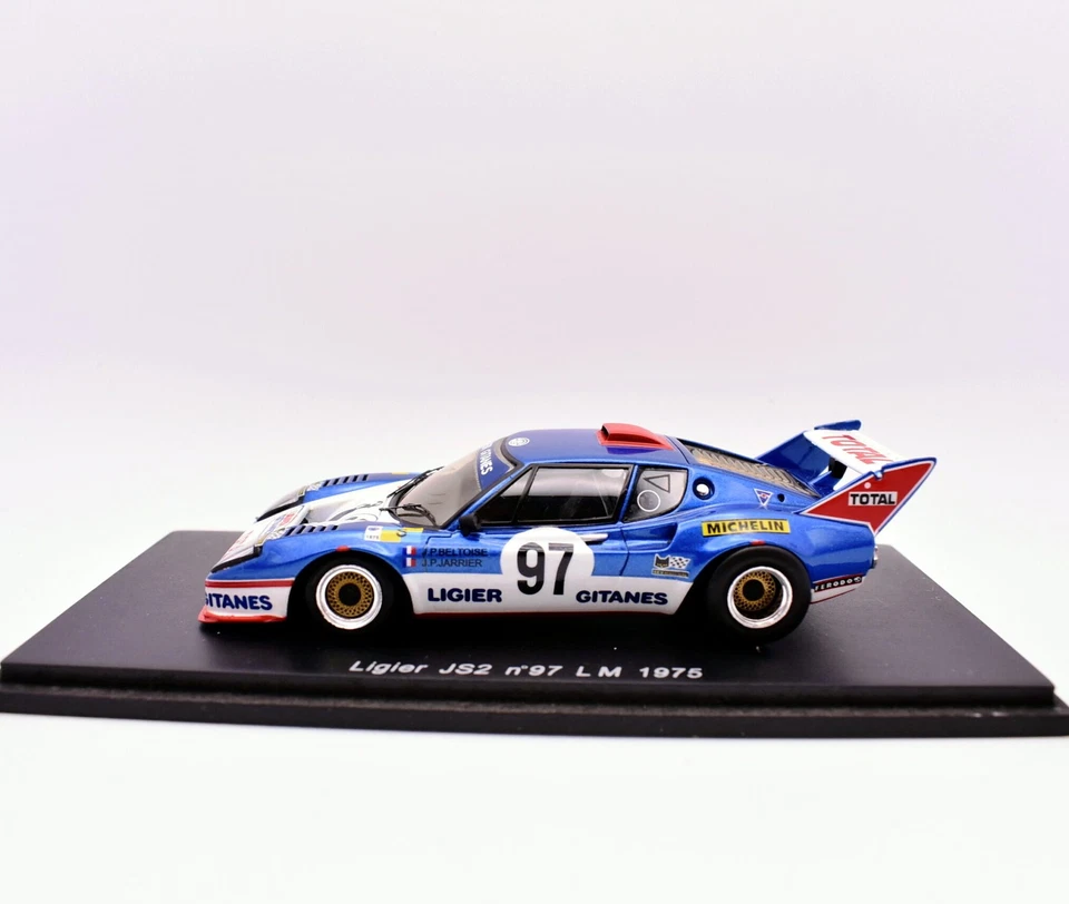Modellino auto racing scala 1:43 Ligier Js2 Le mans Spark modellismo statico car - Immagine 1 di 4