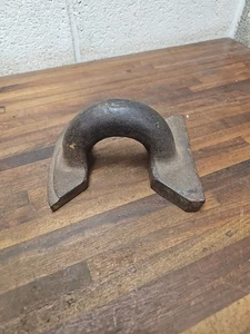 Q17- Antigua HERRAMIENTA DE COSTURA DE HIERRO PARA TECHOS Costurador de hojalata Manija de carretilla Yunque de techo - Imagen 1 de 5