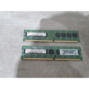 Lot 2 Hynix HYMP512U64CP8-Y5-AB-T Memory Module 1GB PC2-5300 DDR2-667MHz 240-Pin - Picture 1 of 8