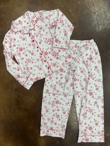 American Girl Pajama Set Christmas Snowflake Size 10/12 - Picture 1 of 4